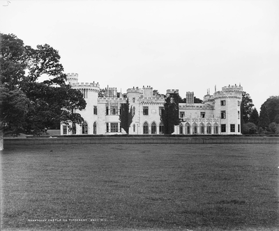 **View of Shanbally Castle across the southern gardens**